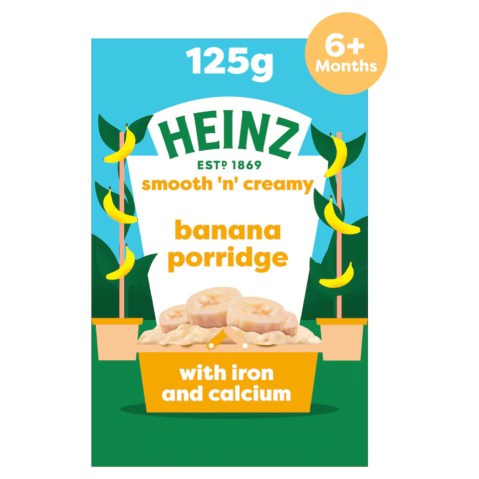 HEINZ Baby Food Banana Porridge 125g