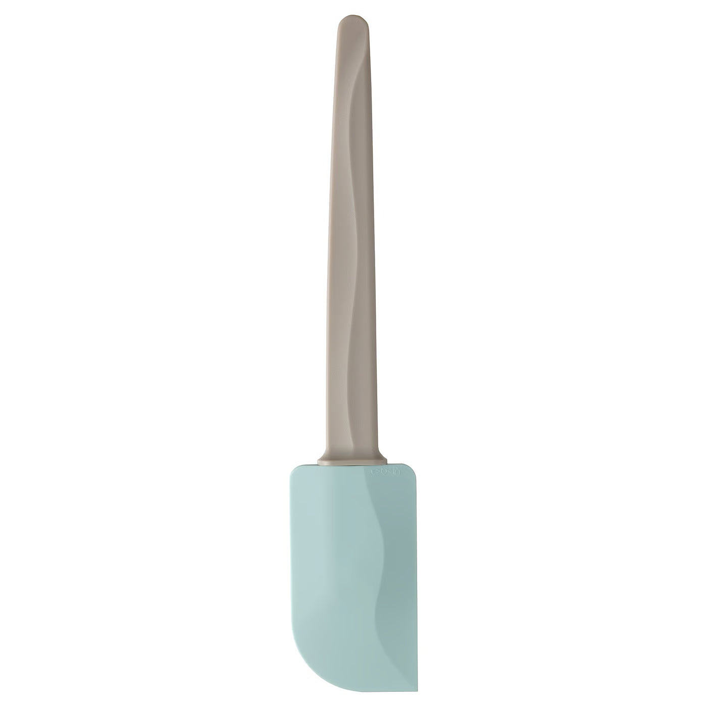 BAKGLAD Rubber spatula, beige/blue, 26 cm
