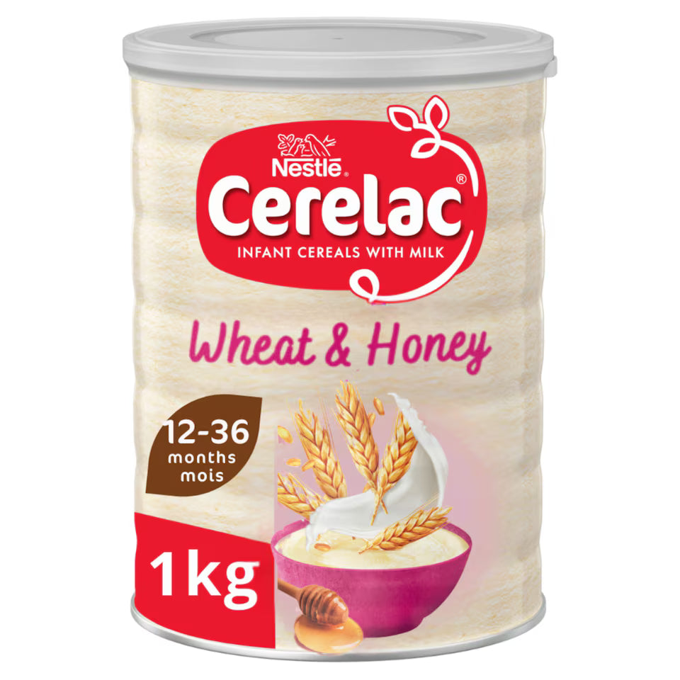 Cerelac Infant Cereals With Milk Honey & Wheat 12+ Months 1kg