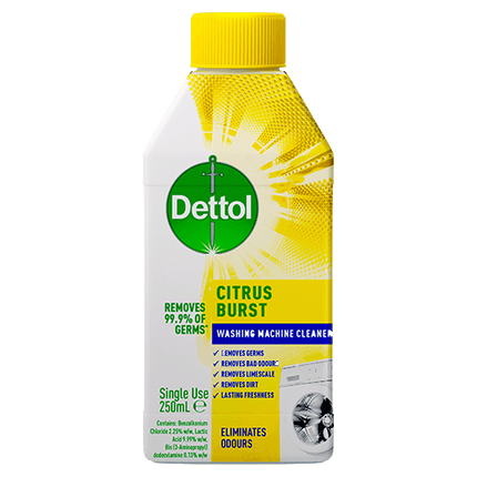 Dettol, Washing Machine Cleaner, Lemon, 250ml