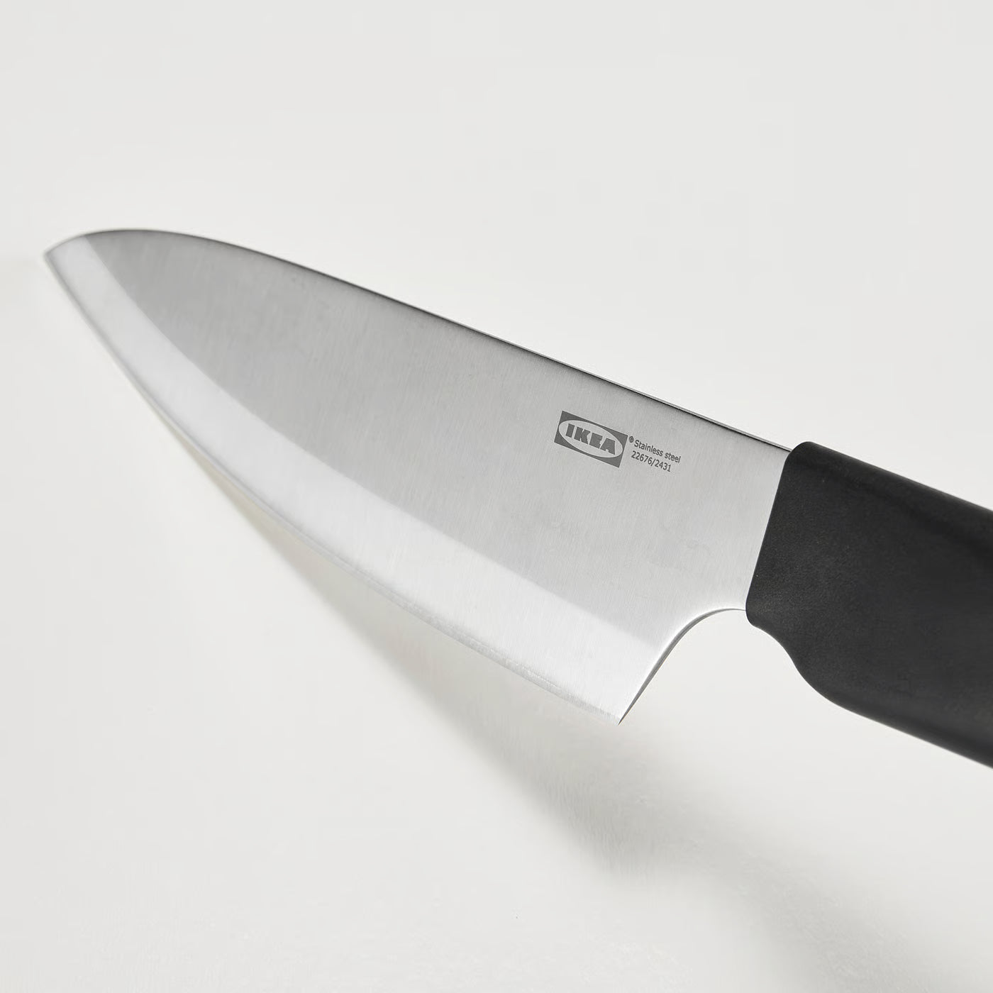 STJÄRNSTÖR Cook's knife, stainless steel/dark grey, 16 cm