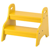 TROGEN Children's step stool, yellow, 40x38x33 cm