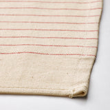 VIPPSTARR Napkin, stripe pattern red/natural, 30x30 cm